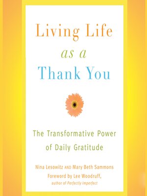 Living Life as a Thank You - Audiobook